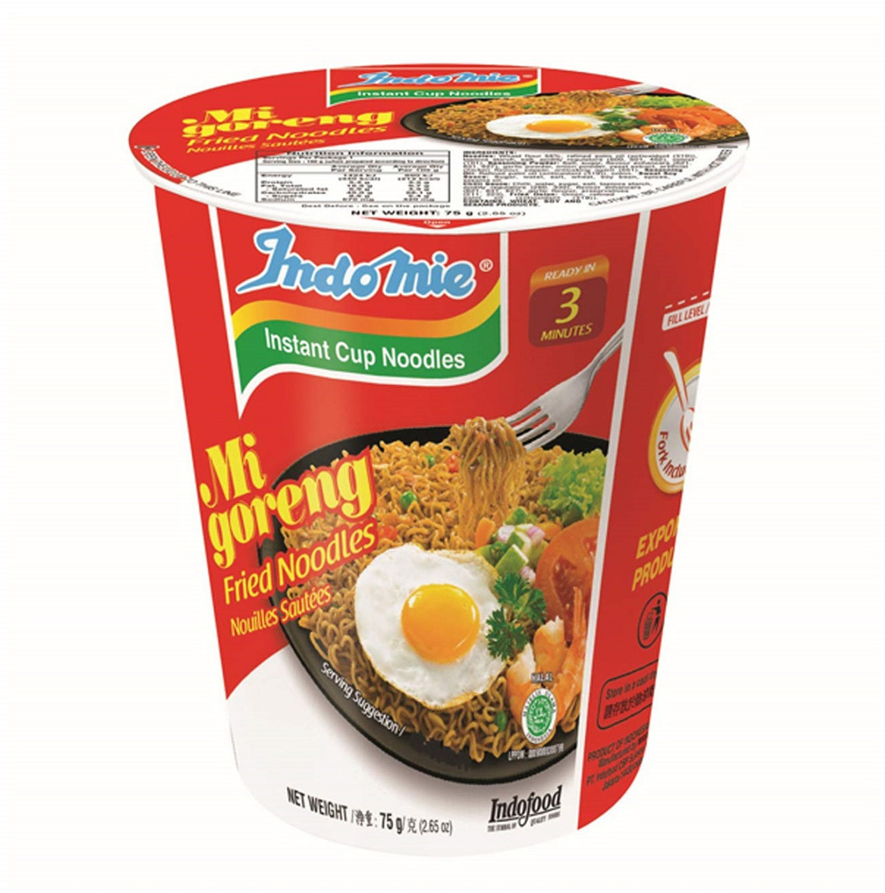 INDOMIE MI GORENG FRIED NOODLES CUP