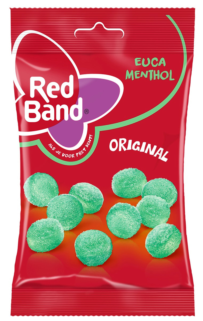 RED BAND EUCA MENTHOL DROPS 166g