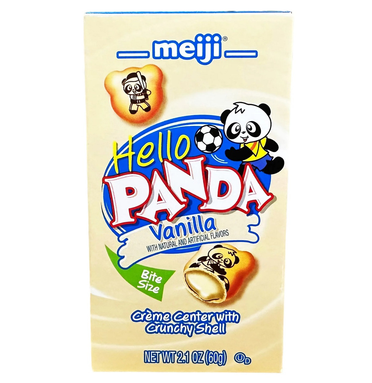 5 pack) Meiji Hello Panda Cookies, Chocolate Creme, 2.1 Oz 