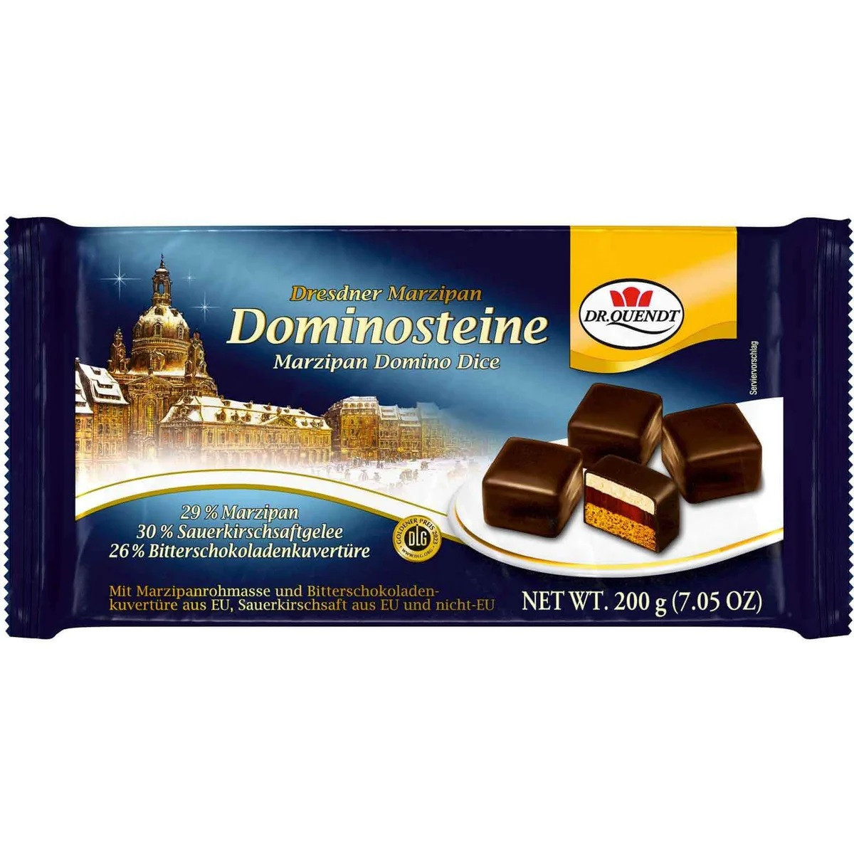 DR. QUENDT DRESDNER MARZIPAN DOMINO-STEINE | MARINA MARKET