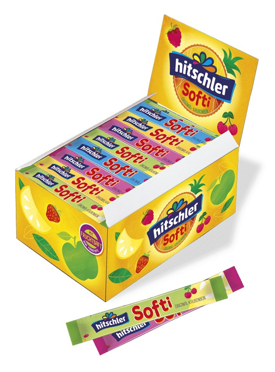 HITSCHIES SOFTI STRIPS TUTTI FRUITI CHEW