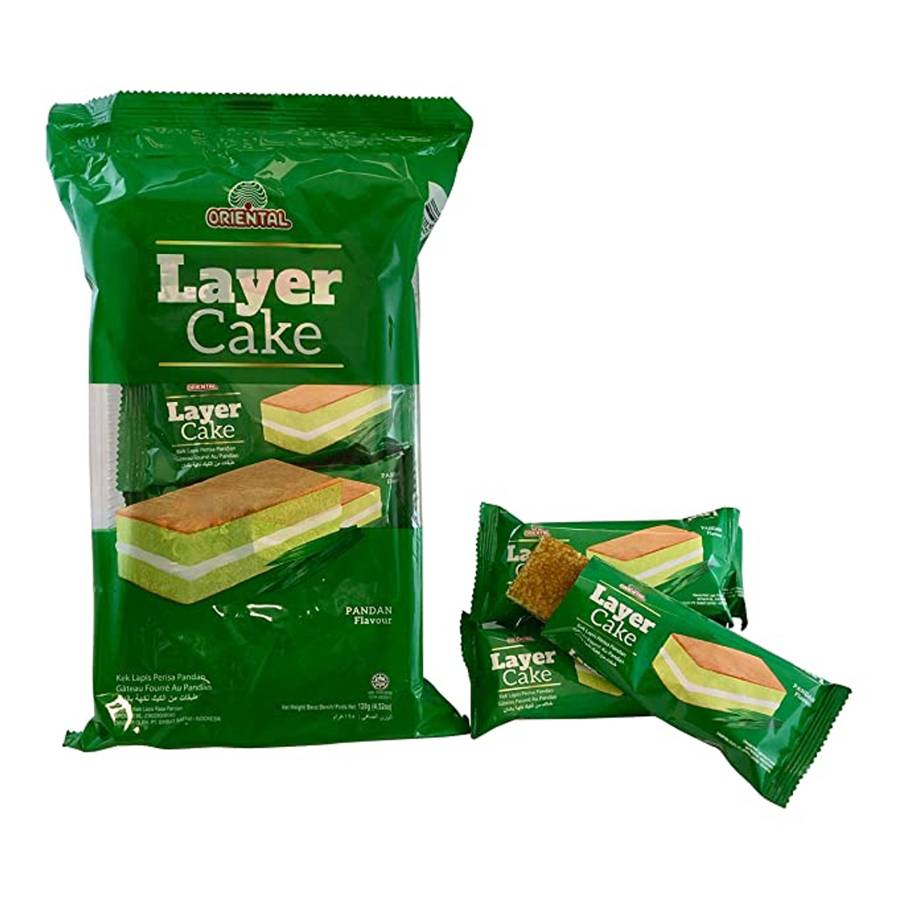 Oriental Layer Cake 8x16g Pandan – Oriental Food Industries Sdn Bhd