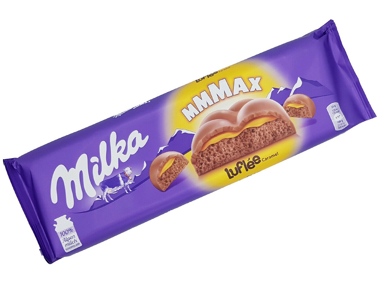 Milka Chocolate with Caramel and Milk Cream, 100g