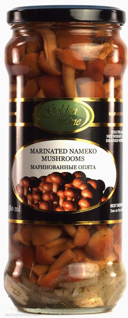 580ml Nemeko Mushroom with Flavor in Glass Jar - China Nameko, Canned  Champignon