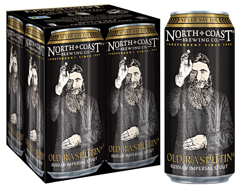 NORTH COAST OLD RASPUTIN RUSSIAN IMPERIAL STOUT 12oz 4-PACK