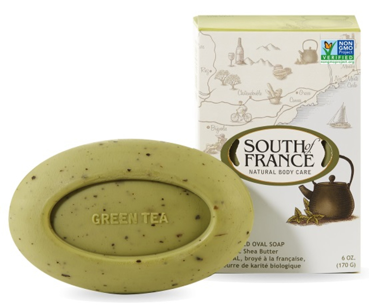 SOUTH OF FRANCE GREEN TEA SOAP   205419  40049.1622656406 