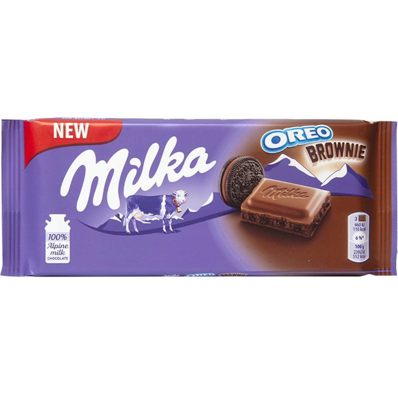 Milka Chocolate with Oreo Brownie Filling, 3.2 oz. - The Taste of Germany