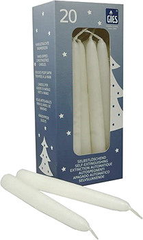 GIES CANDLES WHITE 20ct GIES CANDLES WHITE 20ct