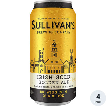 SULLIVAN'S IRISH GOLD ALE 4-PACK SULLIVAN'S IRISH GOLD ALE 4-PACK