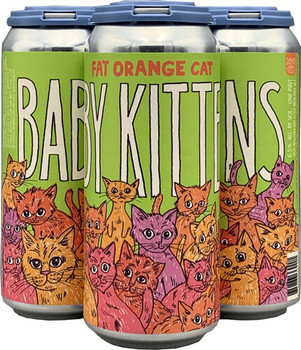 FAT ORANGE CAT BABY KITTENS HAZY IPA