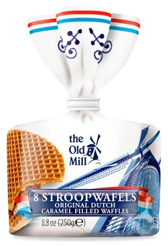OLD MILL STROOPWAFELS 250g 8-PACK