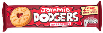 BURTONS RASPBERRY JAMMIE DODGERS 140g BURTONS RASPBERRY JAMMIE DODGERS 140g