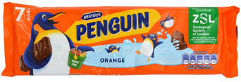 MCVITIE'S ORANGE PENGUIN 7ct MCVITIE'S ORANGE PENGUIN 7ct