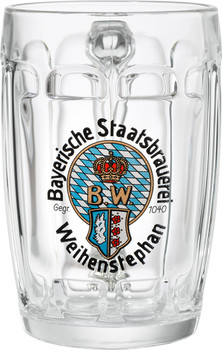 WEIHENSTEPHAN BARREL "KELLER" BEER MUG .5ltr