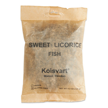KOLSVART SWEET LICORICE FISH