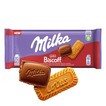 MILKA LOTUS BISCOFF CHOCOLATE BAR