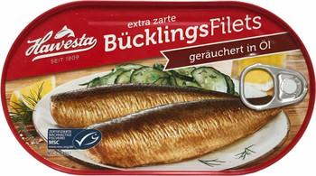 HAWESTA BUCKLINGSFILETS SMOKED IN OIL