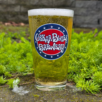 OSKAR BLUES BREWERY PINT GLASS