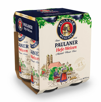 PAULANER HEFE-WEIZEN 16.9oz 4-PACK