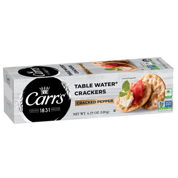 CARR'S CRACKED PEPPER TABLE WATER CRACKERS