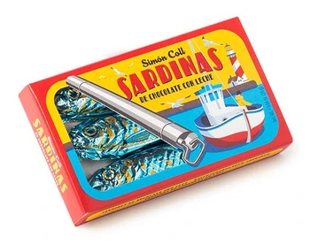 SIMON COLL MILK CHOCOLATE SARDINES 24g