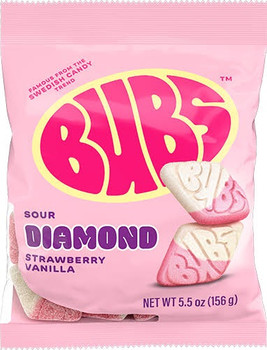 BUBS SOUR DIAMOND STRAWBERRY VANILLA