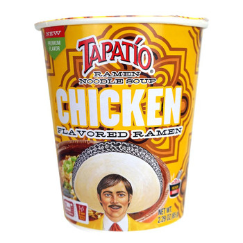 TAPATIO CHICKEN RAMEN NOODLE SOUP CUP