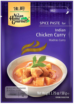 ASIAN HOME GOURMET CHICKEN CURRY MADRAS 50g ASIAN HOME GOURMET CHICKEN CURRY MADRAS 50g