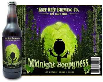 KNEE DEEP MIDNIGHT HOPPYNESS 22oz KNEE DEEP MIDNIGHT HOPPYNESS 22oz