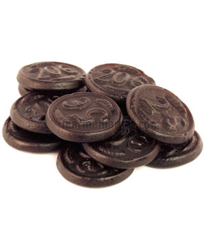 K & H SALT LICORICE COINS 1kg K & H SALT LICORICE COINS 1kg