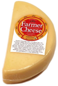 SCANDIC FARMER CHEESE 1/2lb WEDGE SCANDIC FARMER CHEESE 1/2lb WEDGE