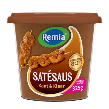 REMIA SATESAUS PEANUT SAUCE 325g REMIA SATESAUS PEANUT SAUCE 325g