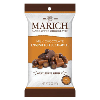 MARICH MILK CHOCOLATE ENGLISH TOFFEE CARAMELS