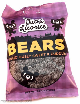 GUSTAF'S SUGARED LICORICE BEARS 150g GUSTAF'S SUGARED LICORICE BEARS 150g