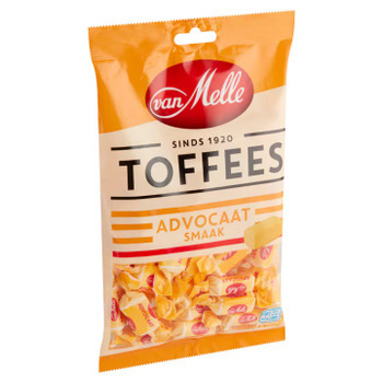 VAN MELLE ADVOCAAT TOFFEES 275g VAN MELLE ADVOCAAT TOFFEES 275g
