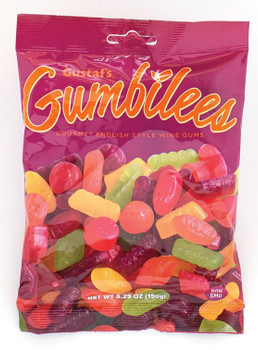 GUSTAF'S GUMBILEES ENGLISH WINE GUMS 150g GUSTAF'S GUMBILEES ENGLISH WINE GUMS 150g