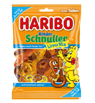 HARIBO KINDER SCHNULLER LIMO MIX  HARIBO KINDER SCHNULLER LIMO MIX