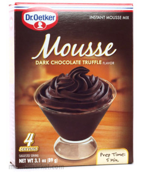 DR. OETKER DARK TRUFFLE CHOCOLATE MOUSSE MIX