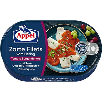 APPEL HERRING IN TOMATO BURGUNDY SAUCE 200g APPEL HERRING IN TOMATO BURGUNDY SAUCE 200g