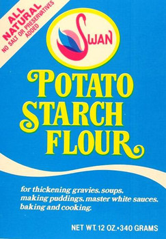 SWAN POTATO STARCH FLOUR 12oz SWAN POTATO STARCH FLOUR 12oz