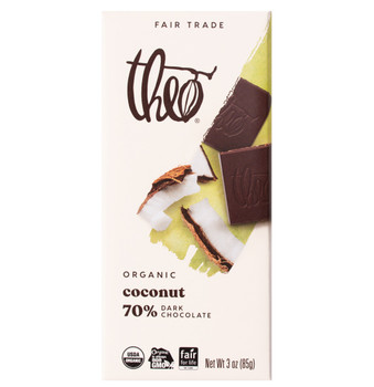 THEO 70% TOASTED COCONUT BAR