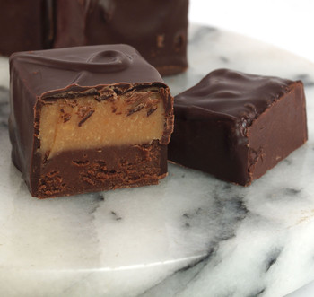JOHN KELLY DARK CHOCOLATE TRUFFLE PEANUT BUTTER FUDGE BAR