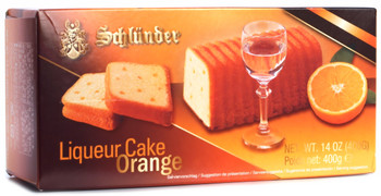 SCHLUENDER ORANGE LIQUOR CAKE 400g SCHLUENDER ORANGE LIQUOR CAKE 400g