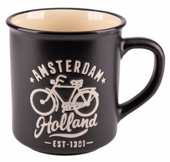 MUG AMSTERDAM BIKE BLACK CAMPMUG
