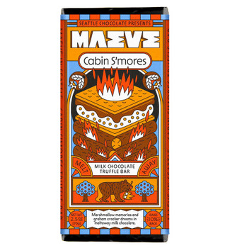 MAEVE NUTS FOR FRUIT DARK & MILK CHOCOLATE TRUFFLE BAR | MARINA MARKET