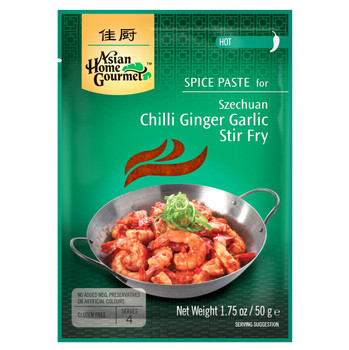 ASIAN HOME GOURMET SZECHUAN CHILLI GINGER GARLIC STIR FRY