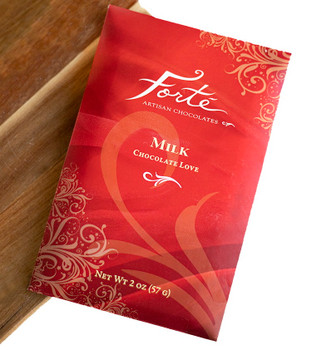 FORTE MILK CHOCOLATE LOVE BAR FORTE MILK CHOCOLATE LOVE BAR