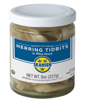 SKANSEN HERRING IN WINE SAUCE 8oz SKANSEN HERRING IN WINE SAUCE 8oz