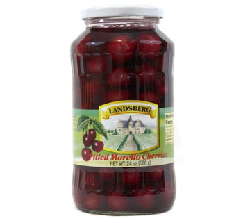 LANDSBERG PITTED MORELLO CHERRIES 680g