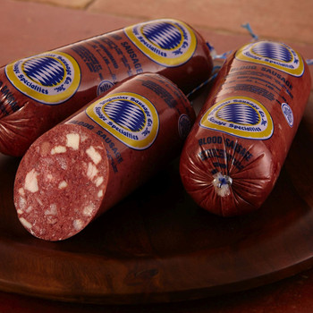 STIGLMEIER BLOOD SAUSAGE (BLUTWURST) 1 LB CHUB STIGLMEIER BLOOD SAUSAGE (BLUTWURST) 1 LB CHUB